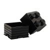 Černý úložný box LEGO® Smart 25 x 25 cm