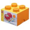 Oranžový úložný box LEGO® Smart 25 x 25 cm