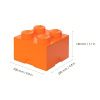 Oranžový úložný box LEGO® Smart 25 x 25 cm