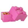 Tmavě růžový úložný box LEGO® Smart 25 x 25 cm