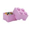 Světle růžový úložný box LEGO® Smart 25 x 25 cm