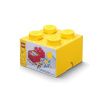 Žlutý úložný box LEGO® Smart 25 x 25 cm