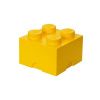 Žlutý úložný box LEGO® Smart 25 x 25 cm