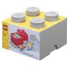Světle šedý úložný box LEGO® Smart 25 x 25 cm