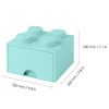 Tyrkysový úložný box LEGO® Storage 25 x 25 cm
