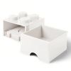Bílý úložný box LEGO® Storage 25 x 25 cm