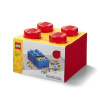 Červený úložný box LEGO® Storage 25 x 25 cm