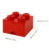 Červený úložný box LEGO® Storage 25 x 25 cm