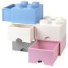 Světle modrý úložný box LEGO® Storage 25 x 25 cm