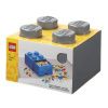 Šedý úložný box LEGO® Storage 25 x 25 cm