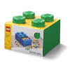 Zelený úložný box LEGO® Storage 25 x 25 cm