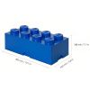 Tmavě modrý úložný box LEGO® Smart 25 x 50 cm