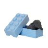Světle modrý úložný box LEGO® Smart 25 x 50 cm