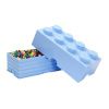 Světle modrý úložný box LEGO® Smart 25 x 50 cm