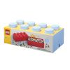 Světle modrý úložný box LEGO® Smart 25 x 50 cm