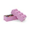 Světle růžový úložný box LEGO® Smart 25 x 50 cm
