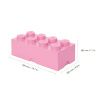 Světle růžový úložný box LEGO® Smart 25 x 50 cm