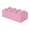 Světle růžový úložný box LEGO® Smart 25 x 50 cm
