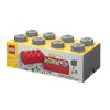 Šedý úložný box LEGO® Smart 25 x 50 cm