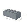 Šedý úložný box LEGO® Smart 25 x 50 cm