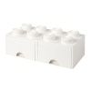 Bílý úložný box LEGO® Storage 25 x 50 cm