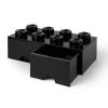 Černý úložný box LEGO® Storage 25 x 50 cm