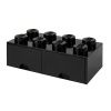 Černý úložný box LEGO® Storage 25 x 50 cm