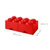 Červený úložný box LEGO® Storage 25 x 50 cm