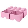 Růžový úložný box LEGO® Storage 25 x 50 cm