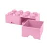 Růžový úložný box LEGO® Storage 25 x 50 cm