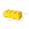 Žlutý úložný box LEGO® Storage 25 x 50 cm