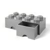Šedý úložný box LEGO® Storage 25 x 50 cm