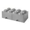 Šedý úložný box LEGO® Storage 25 x 50 cm
