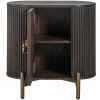 Hnědý dubový noční stolek Richmond Luxor 60 x 39 cm