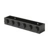 Černá nástěnná police LEGO® Storage 47,8 x 11,5 cm