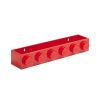 Červená nástěnná police LEGO® Storage 47,8 x 11,5 cm