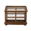 Hnědý dřevěný skleník Bloomingville Marti 40 x 25 cm