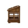 Hnědý dřevěný skleník Bloomingville Marti 40 x 25 cm