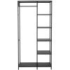 Černý kovový věšák Bloomingville Valde 183 cm