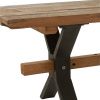 Hnědá vintage masivní lavice J-line Talia 180 x 35 cm -fv-interier-25