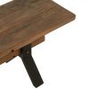 Hnědá vintage masivní lavice J-line Talia 180 x 35 cm -fv-interier-25