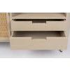 Béžový dřevěný TV stolek  s ratanovou výplní WLL AMAYA 150 x 38 cm -fv-interier-25