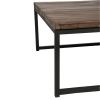 Set dvou hnědých dřevěných konferenčních stolků J-line Conrad 120x120 / 72x80 cm -fv-interier-25