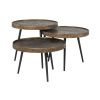 Set kovových odkládacích stolků Luton 54 cm