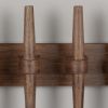 Hnědý dřevěný nástěnný věšák DUTCHBONE JAKUB 23 x 52 cm -fv-interier-25