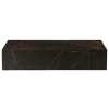 Hnědo šedý mramorový konferenční stolek MENU PLINTH 137 x 76 cm