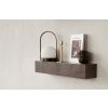 Hnědo šedá mramorová nástěnná police AUDO PLINTH 60 cm -fv-interier-25