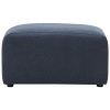 Tmavě modrý látkový koncový modul Kave Home Neom 89 x 75 cm