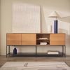Dubová komoda Kave Home Vedrana 195 x 40 cm -fv-interier-25
