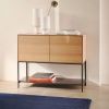 Dubová komoda Kave Home Vedrana 98 x 40 cm -fv-interier-25